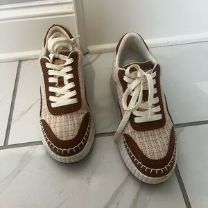 Universal Thread Brown and Cream Women's Sneakers